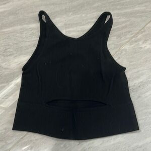Junior's Front Cut Out Tank Top